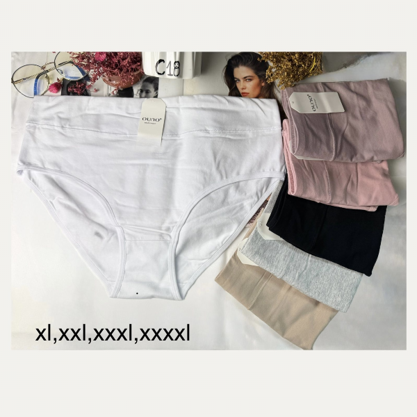 Majtki damskie Roz XL-4XL, Mix kolor Paczka 24 szt 1